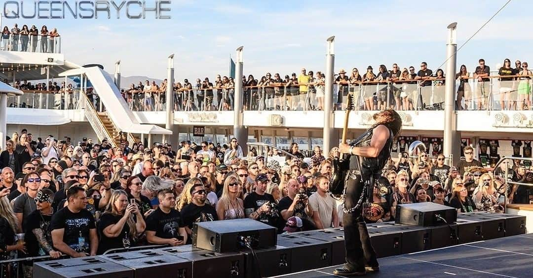 Queensrycheさんのインスタグラム写真 - (QueensrycheInstagram)「Michael aboard the MegaCruise (photo credit Savoia Concert & Event Photography) #queensryche #theverdicttour #megacruise #aboardthehighseas #michaelwilton #whip #hellboy #guitarist #guitarplayer #foundingmember #memories #goodtimes #rychersrule #wemissperformingforyou #wemissyouall」9月1日 5時13分 - queensrycheofficial