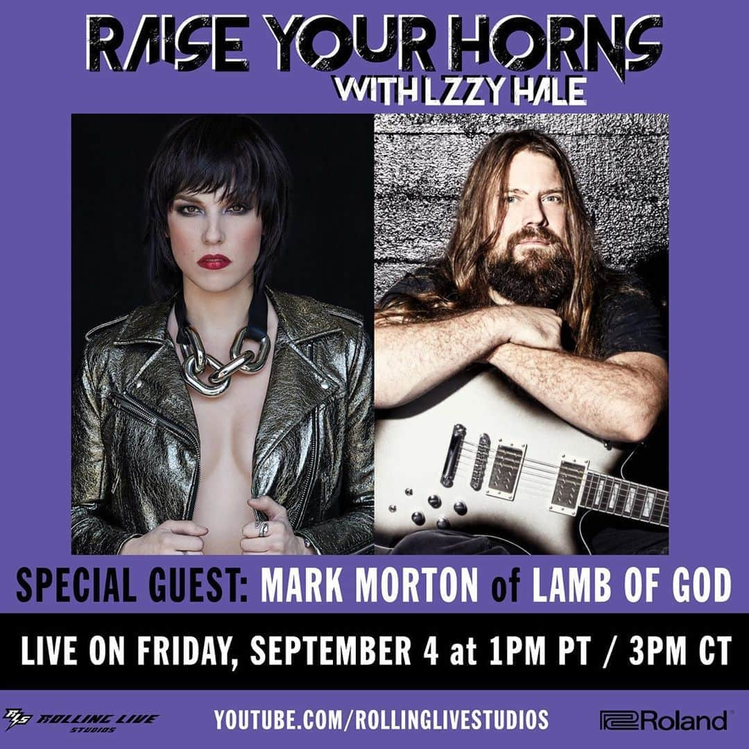 ジー・ヘイルさんのインスタグラム写真 - (ジー・ヘイルInstagram)「I’m so stoked to announce this Friday’s #RaiseYourHorns guest @mark.duane.morton !!!! Direct link in stories! Set ur reminders!!!」9月1日 5時34分 - officiallzzyhale