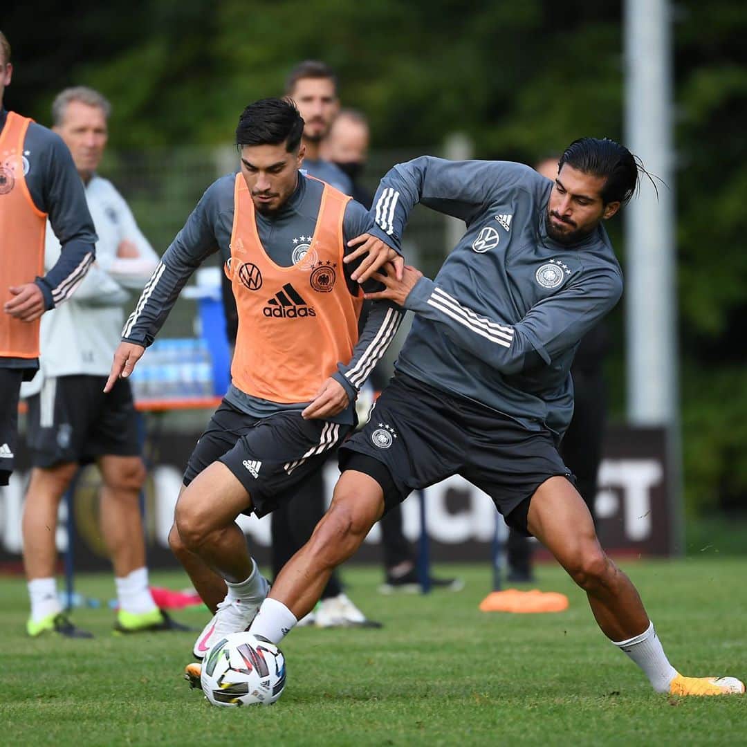 エムレ・カンのインスタグラム：「Good to be back 😁! Two big games coming up @DFB_Team 🇩🇪💪 #EC23 #weCan #stuttgart」