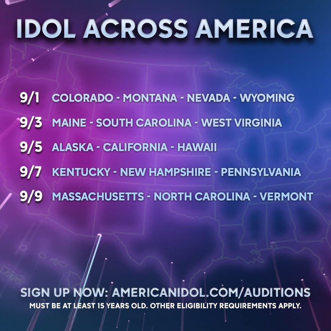 American Idolさんのインスタグラム写真 - (American IdolInstagram)「We’re rolling the 🎲 on the Wild West TOMORROW! If you’re in NV, MT, CO or WY, why not take the chance at AmericanIdol.com/Auditions and sign up to sing for a producer, face-to-face on Zoom?  #TheNextIdol #IdolAcrossAmerica #AmericanIdol」9月1日 5時41分 - americanidol