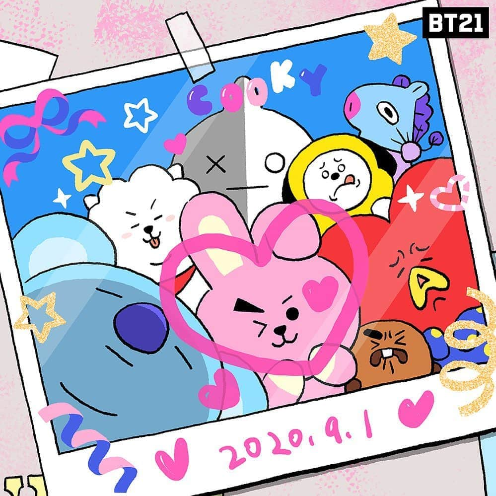 BT21 Stars of tomorrow, UNIVERSTAR!さんのインスタグラム写真 - (BT21 Stars of tomorrow, UNIVERSTAR!Instagram)「#COOKY at the center! Cuteness at the center! 💖 ⠀ #FunnyFaces #but #CutenessOverload #FunnySelfie #BT21」9月1日 12時00分 - bt21_official