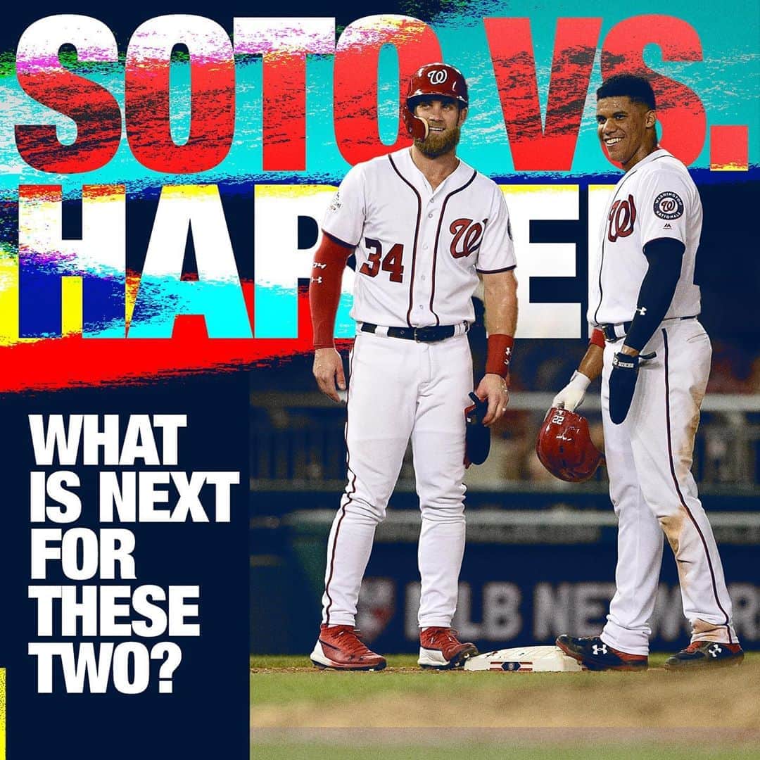 MLBさんのインスタグラム写真 - (MLBInstagram)「Soto vs. Bryce. Whose side are you riding with?」9月1日 7時30分 - mlb