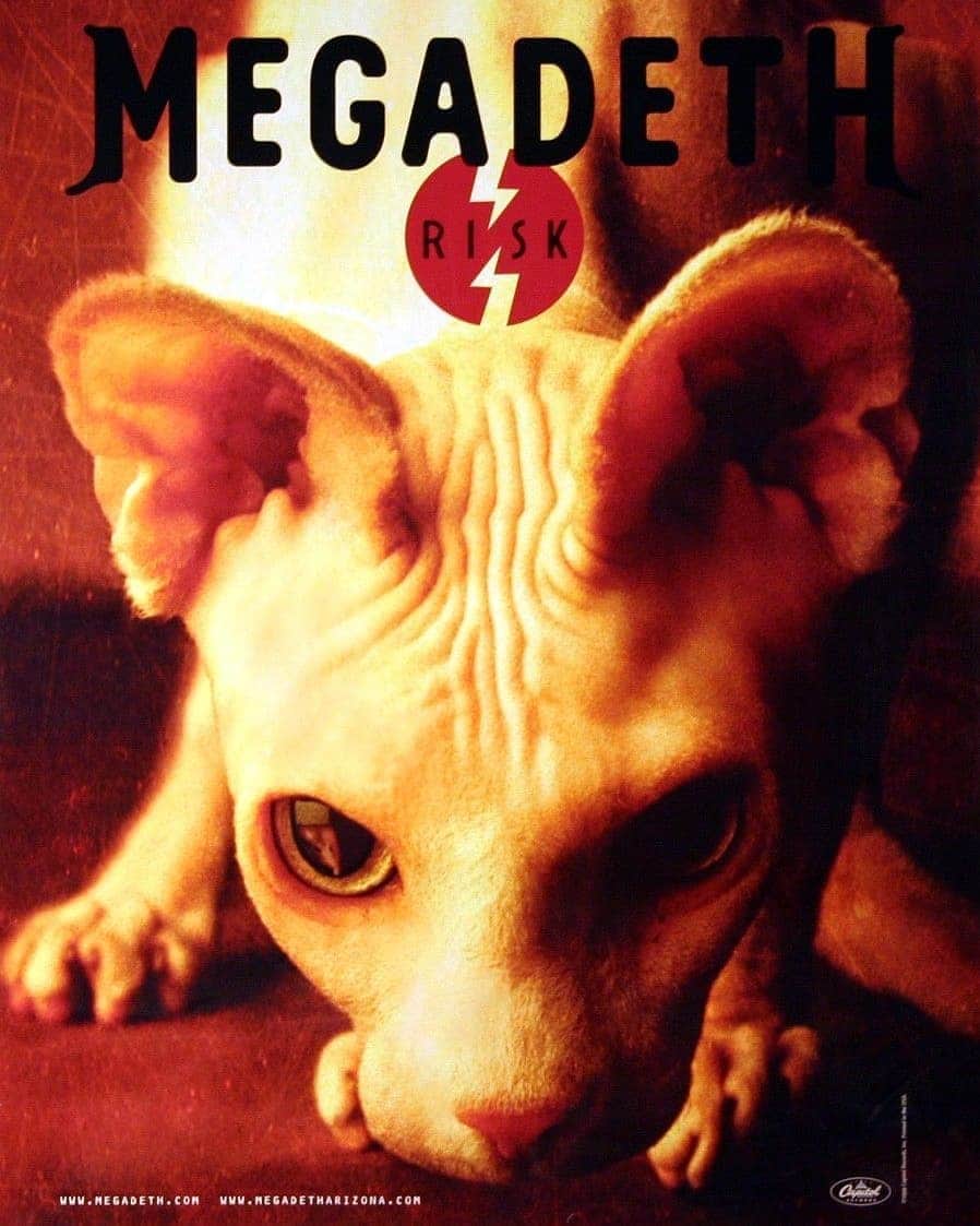 のインスタグラム：「On this day in 1999, our eighth studio album, RISK was released. What’s your favorite track? Listen to it here: megadeth.lnk.to/risk」