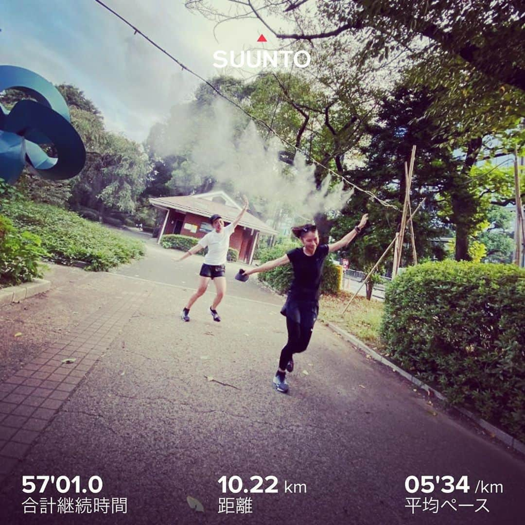 柴田聡さんのインスタグラム写真 - (柴田聡Instagram)「8月ラストRUN♪ #Freerunners #再開ラン #気温良し #風良し #テンション良し #皇居ラン #途中 #吉田香織 選手 #併走 #パワーもらい #ハシリマスタグラム」9月1日 7時45分 - satorushiba