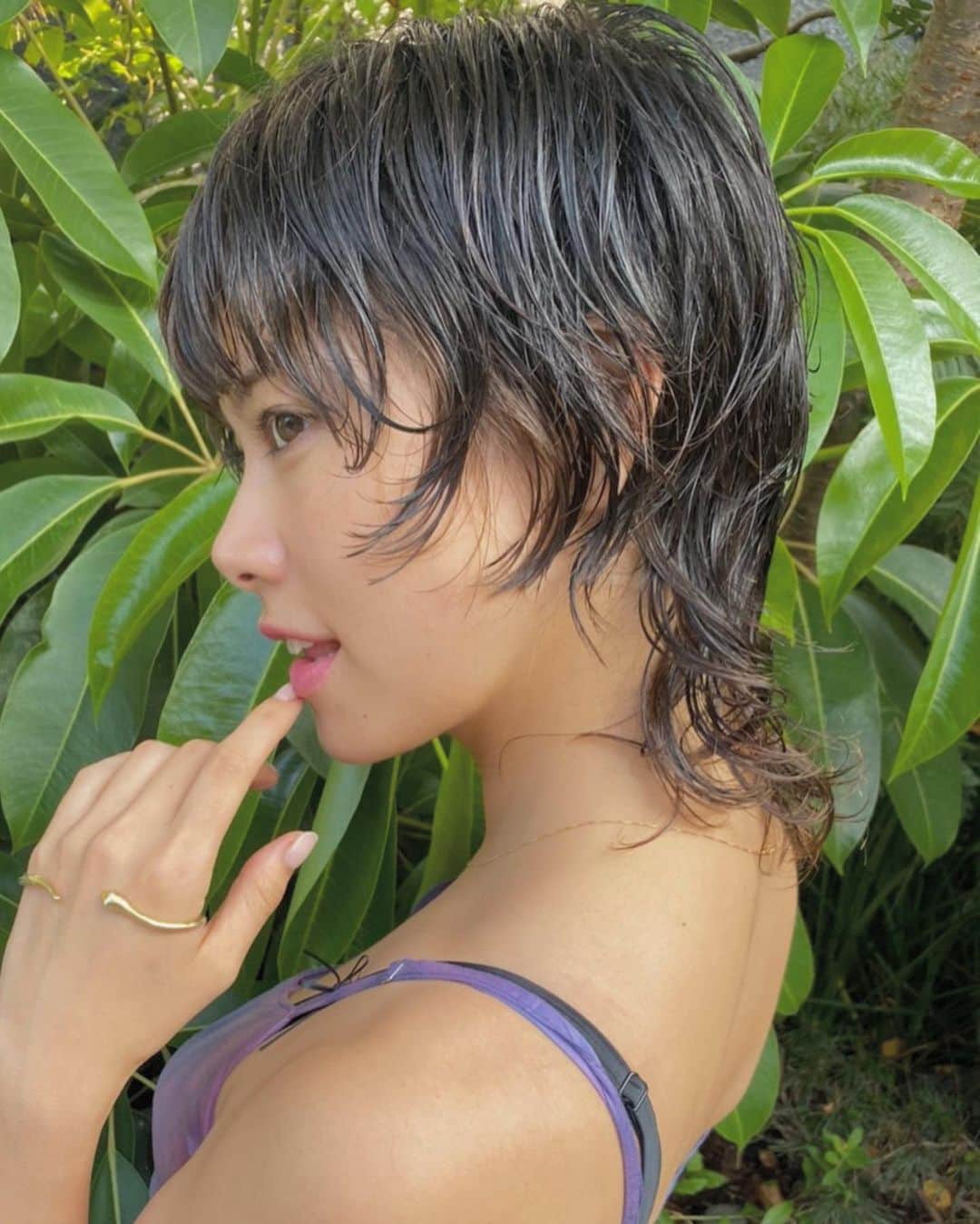 nanako itoのインスタグラム：「hikki's hair🌿」