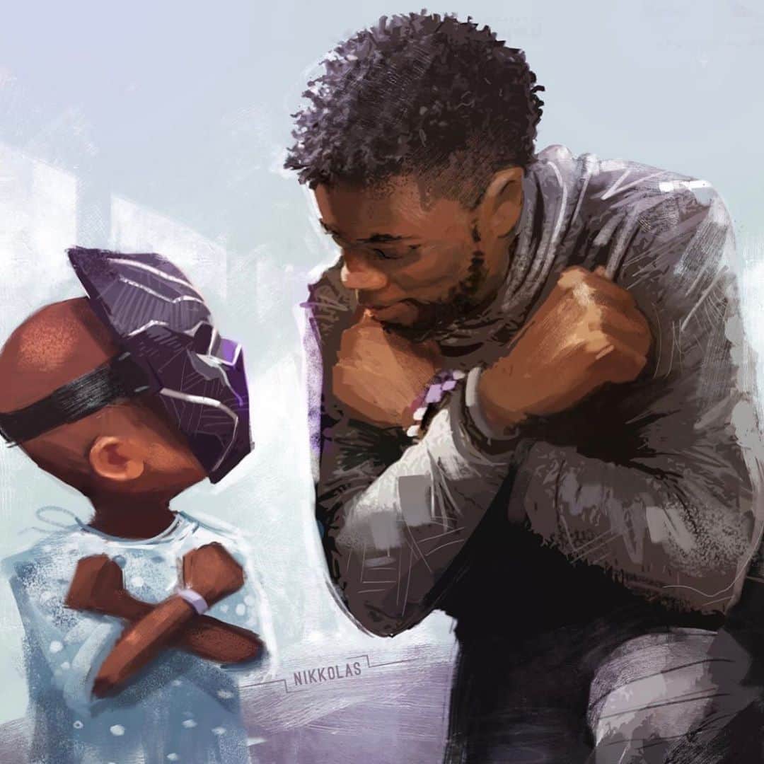 ジャック・ファライーのインスタグラム：「A true king.   Art by @nikkolas_smith」