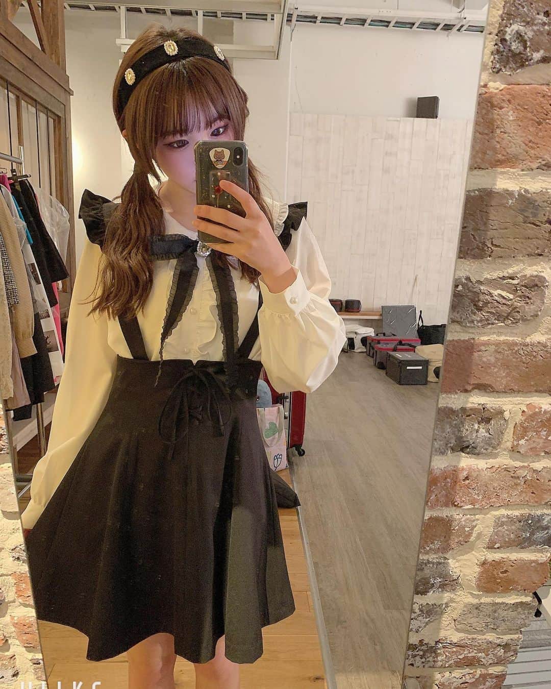 平野夢来（ゆぴぴ）のインスタグラム：「#地雷女」