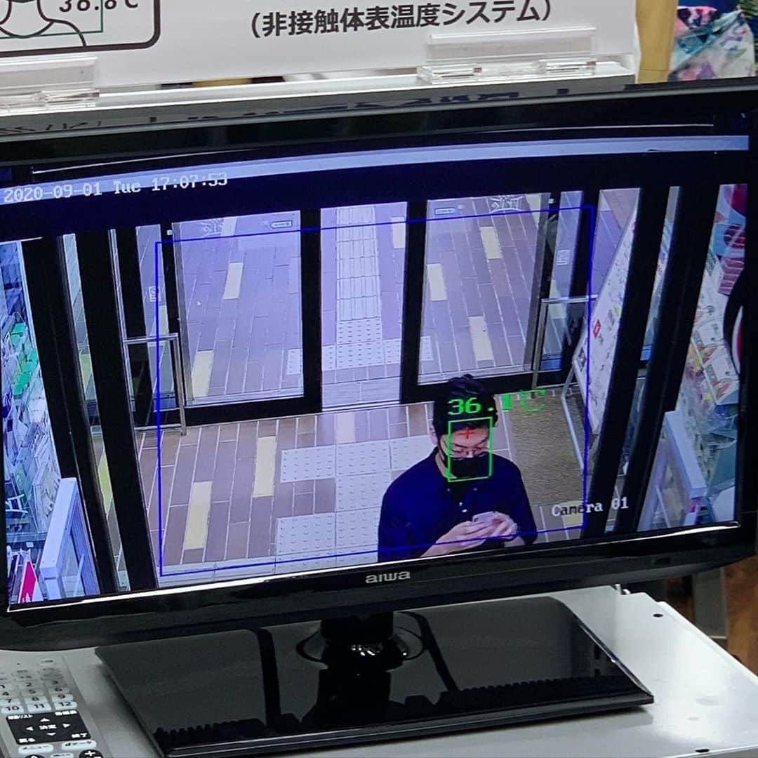 のインスタグラム：「36.1℃」