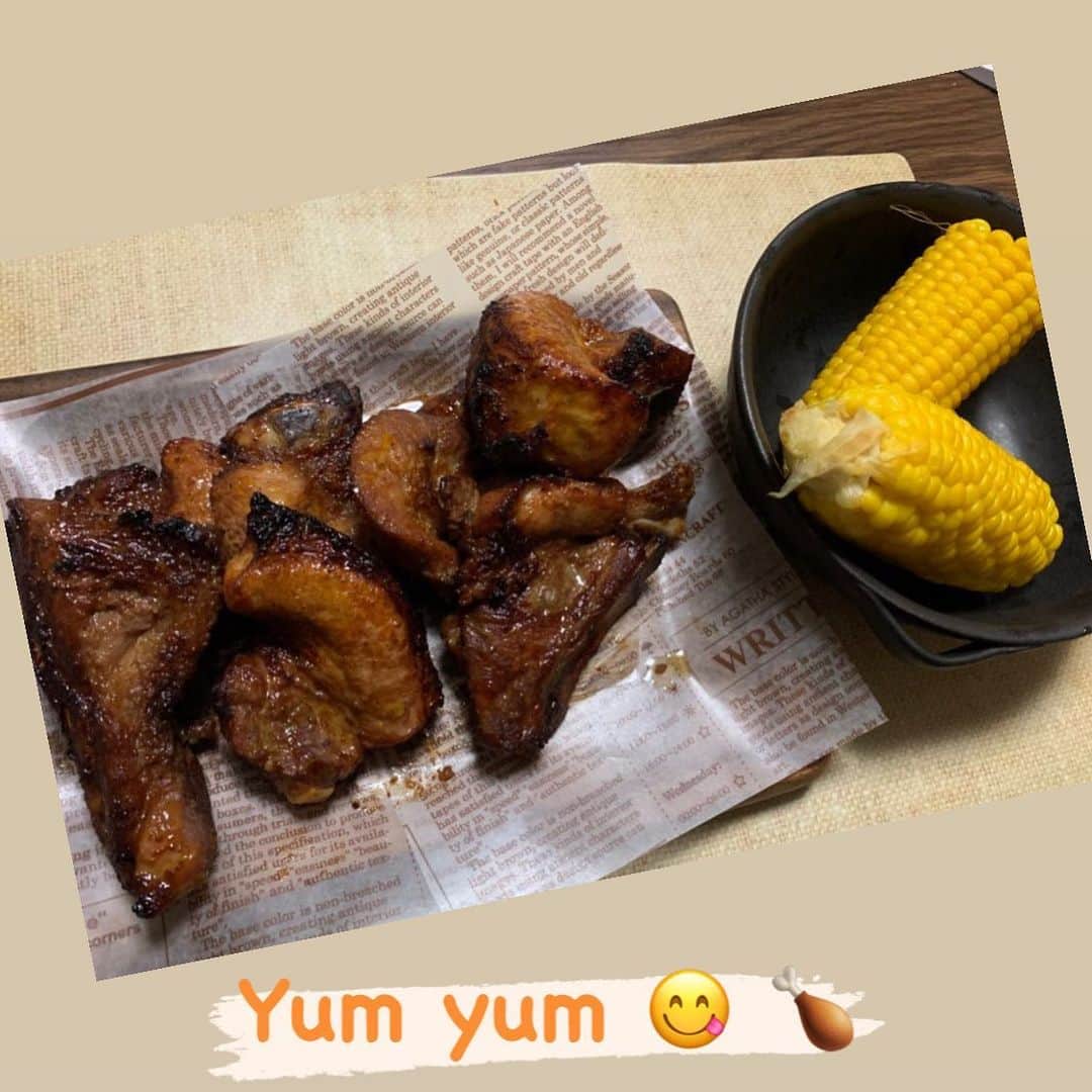 のインスタグラム：「勢いだけで買ったスペアリブ ちゃんと作れた😋🤣  作ったよ記録。」