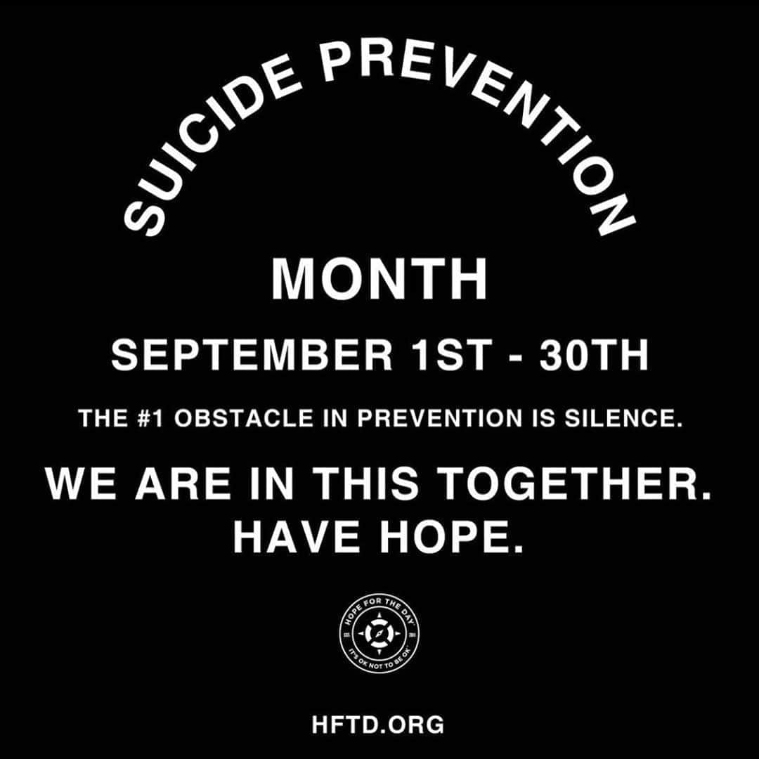 Alternative Pressさんのインスタグラム写真 - (Alternative PressInstagram)「Today is the start of Suicide Prevention Month. Take action with our friends at @hopefortheday to get educated, find resources and tell STIGMA how you really feel! The more we talk about mental health, the more we realize we are not alone.  . . . #hopefortheday #stigmaswearjar  #suicideprevention #mentalhealth #itsoknottobeok」9月1日 21時00分 - altpress