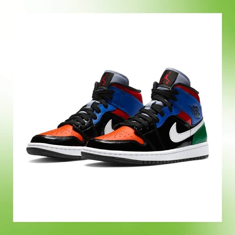 のインスタグラム：「. <NEW IN>  JORDAN BRAND WMNS AIR JORDAN 1 MID SE CV5276-001 ￥13,000+tax  #abcmart#abcマート#ABCGS#NIKE #ナイキ#nikejordan#jordan#aj1#エアジョーダン#nikewomen  ＊お一人様1点までとさせて頂きます。 ＊お電話や店頭でのお取り置きなどは承れませんので予めご了承ください。」
