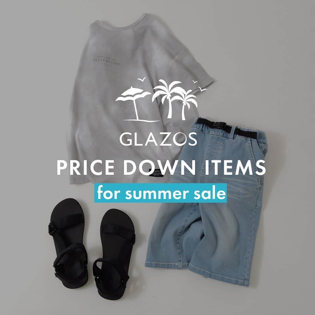 GLAZOSのインスタグラム：「. #summer sale!!! . 夏のファイナルセールセール実施中＊ 今時期すぐに使えるアイテム多数取り揃えました◎ . 秋モノ新作も入荷してきております。 夏物はこれがほんとの最終価格です♩ . 詳細はスワイプでチェック . ■2枚目 ☑️ ドロップショルダータイダイ半袖Tシャツ ▶️品番：3702293 ▶️￥1,216(税込)～←30%OFF‼️ . ☑️ 接触冷感デニム・ベルト付きハーフパンツ ▶️品番：3702138 ▶️￥1,570(税込)～←40%OFF‼️ . ■3枚目 ☑️ タイプライターストレッチ・ベイカーハーフパンツ ▶️品番：3702118 ▶️￥1,636(税込)～←40%OFF‼️ . ■4枚目 ☑️ ドロップショルダータイダイポケット半袖Tシャツ ▶️品番：3702294 ▶️￥1,216(税込)～←30%OFF‼️ . ■5枚目 ☑️ 天竺・プリント半袖Tシャツ ▶️品番：3901201 ▶️￥599(税込)～←14%OFF‼️ . ■6枚目 ☑️ 合皮パッチVネック半袖Tシャツ ▶️品番：3701284 ▶️￥990(税込)～←39%OFF‼️ . . #glazos #kidsootd #kidsfashion #kidscoordinate #kidsfashion #kids  #boy #おそろいコーデ #兄弟 #小学生コーデ #小学生男子 #おでかけコーデ #中学生男子 #インスタキッズ #キッズコーデ #キッズファッション #男の子ママ #中学生 #小学生 #セール #プチプラ #9月 #summer #finalsale #sale #tshirts」