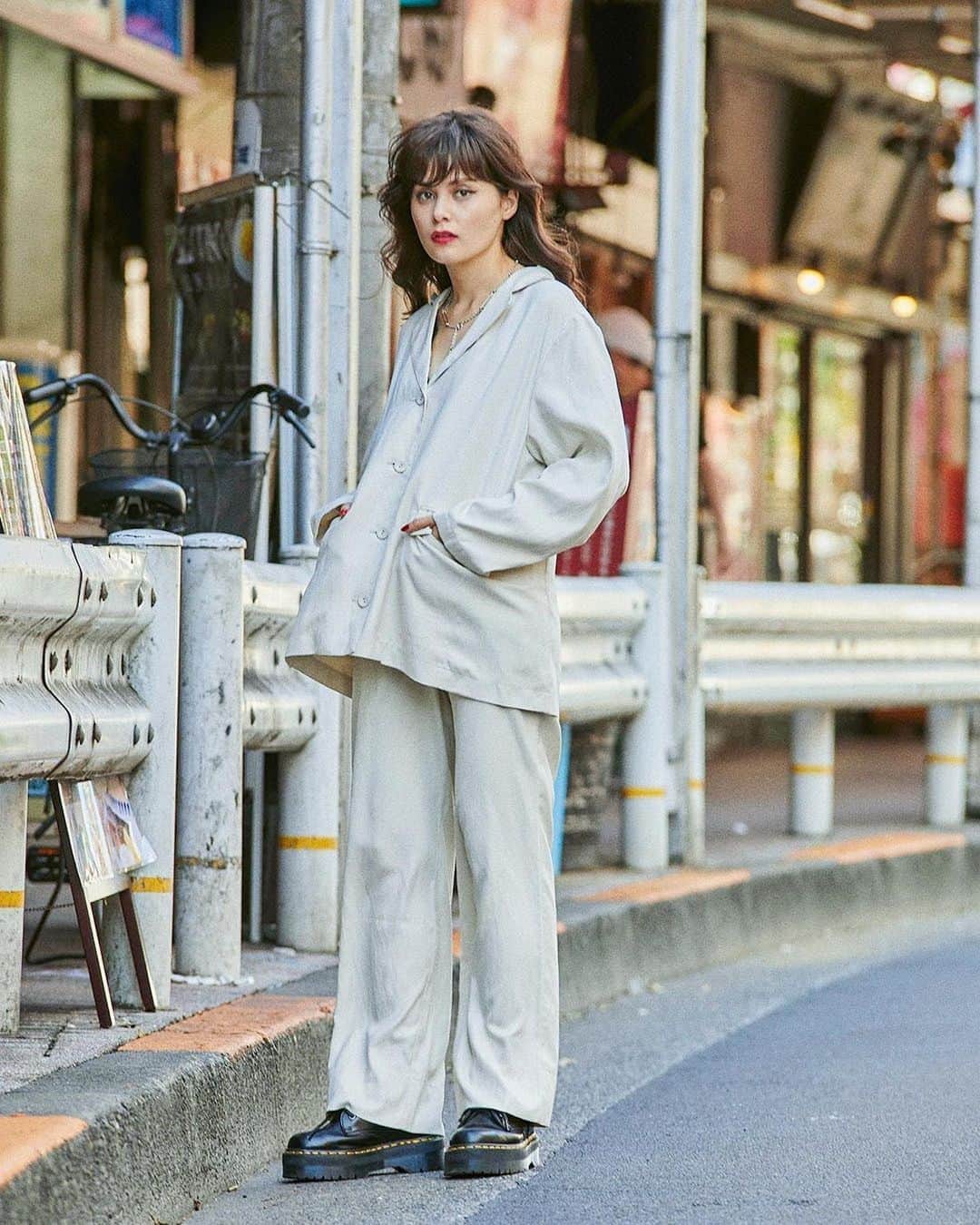 のインスタグラム：「. 【NEW ARRIVAL】 . ▼jaket オータムカラージャケット ￥8,800(tax in) IVY/BLK/GRN/PPL . ▼bottoms オータムカラーストレートパンツ ￥7,700(tax in) IVY/BLK/GRN/PPL .  jouetie official WEB STORE RUNWAY channel SET UP FAIR 開催中♡ ～9/3(THU)23:59 . @jouetie_official TOPページURLからチェック✔️ 商品詳細は画像をタップ🛒📌 . #jouetie #jouetie2020aw #jouetie_ootd #fashion #autumn #winter #street #mixstyle #ジュエティ」