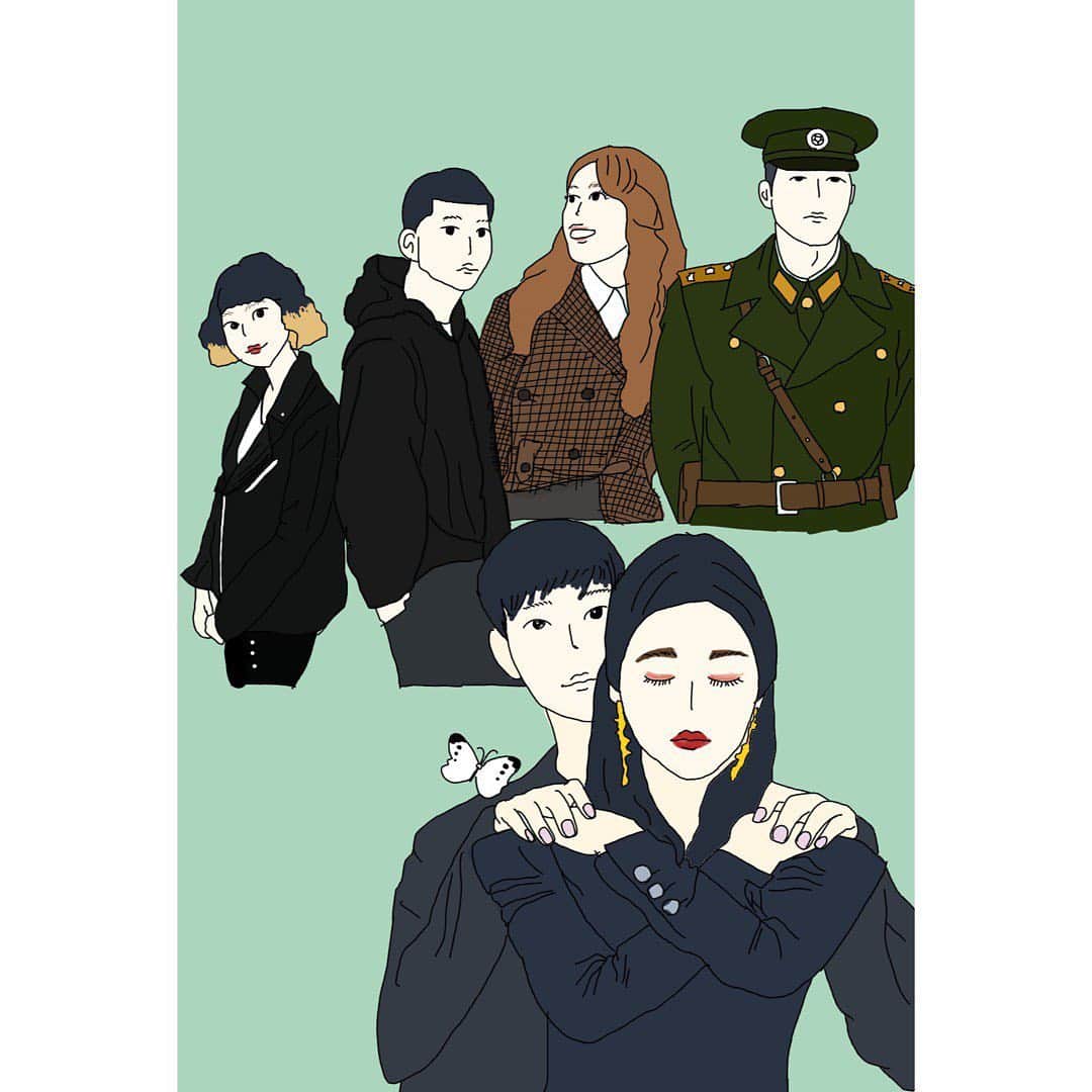藤野涼子のインスタグラム：「この2ヶ月間で見た韓流ドラマを描いてみました。 この３つとも全16話あって1話1時間の長さなので、「梨泰院クラス」にハマった時10時間程ぶっ続けで観ました。韓流は暫くやめようと心に誓ったのに、またほかに続けて２つ見てしまって一昨日やっと「サイコだけど大丈夫」を観終わりました。 どうして、こんなにハマってしまうんでしょうか。3話観たら、私は確実にその日眠れなくなります。 だけど早くも韓流ドラマロスになってるよ〜 皆さんも韓流好きですか? #韓流ドラマ #韓流ドラマはやめられない #koreandrama」