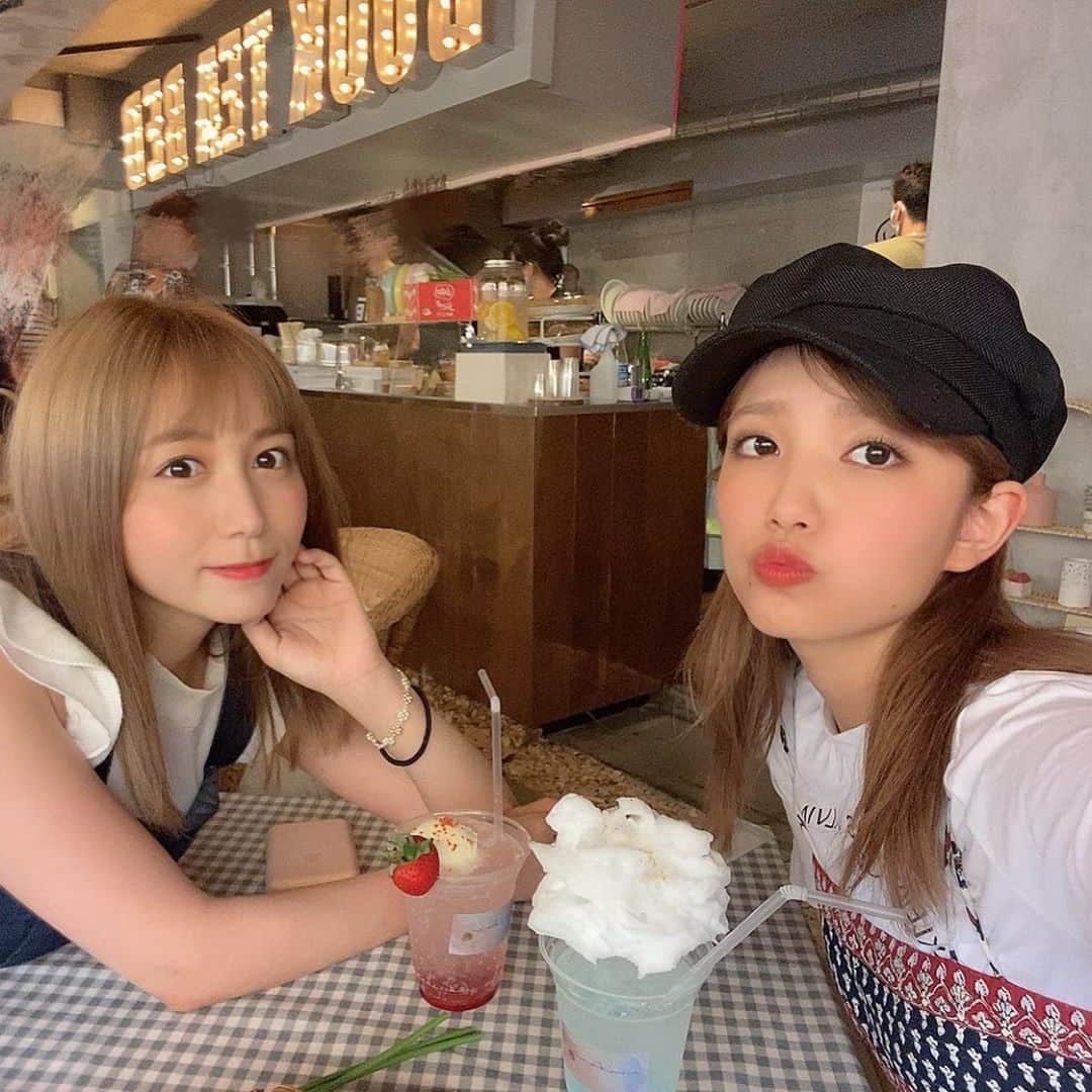 加藤玲奈のインスタグラム：「大好きなみなるんさん☺️💓 好きな人には定期的に会いたくなる🥺」