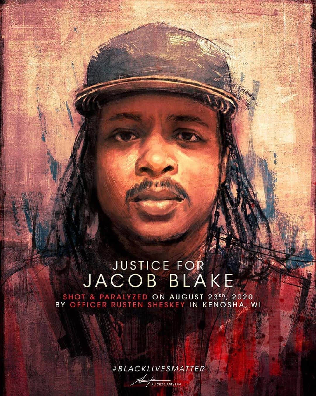 カテリーナ・グレアムのインスタグラム：「Jacob Blake is the latest victim of police brutality in our country. Today, marks 100 days since the murder of George Floyd. When will it be enough? Black lives are on the line. We must not only use our collective voices to keep their memories and stories alive, but we must also focus on concrete solutions to address systemic racism in America. Let’s hold officials accountable and invest in new approaches to community safety. 🙏🏽❤️👊🏽 #BlackLivesMatter」