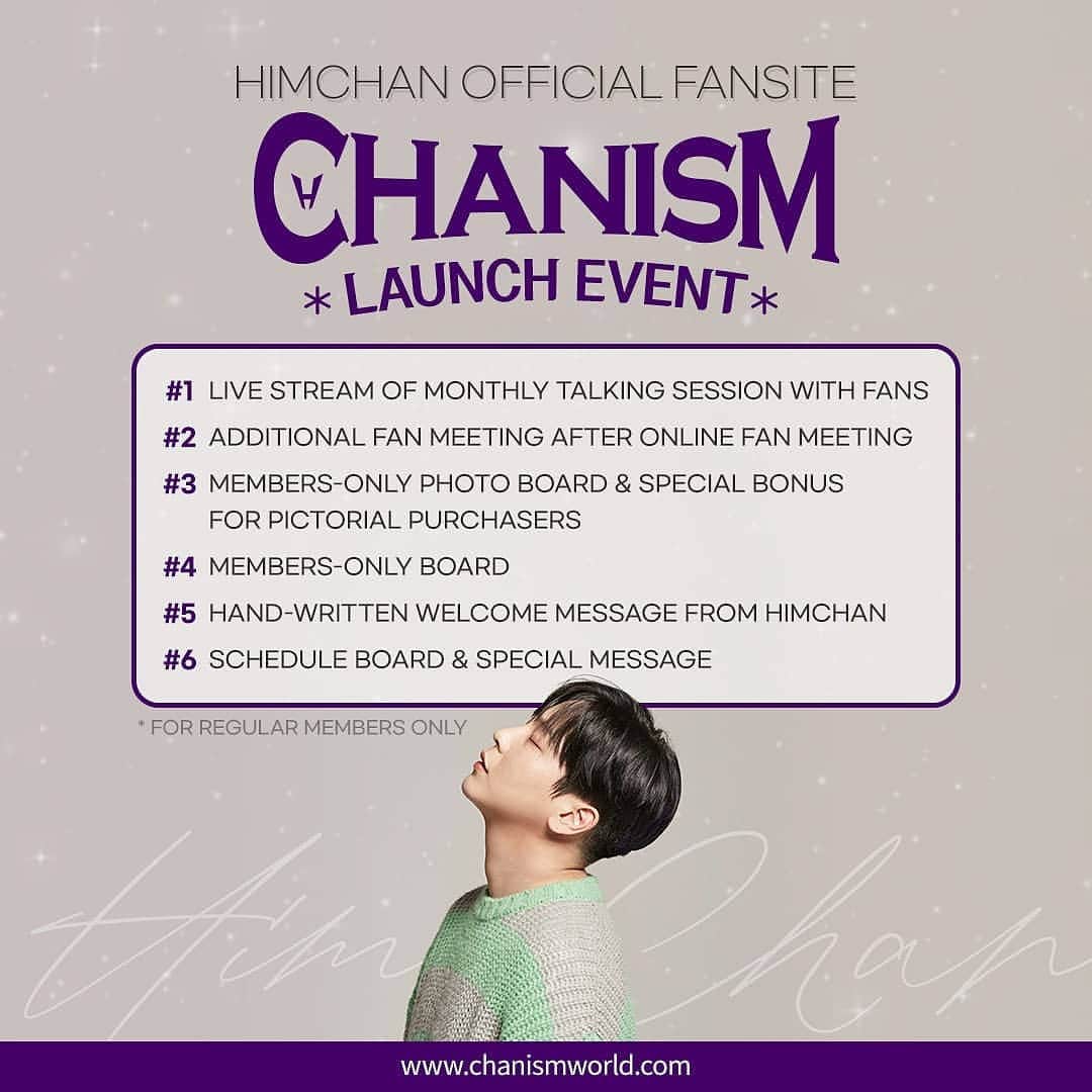 ヒムチャンのインスタグラム：「Himchan Official Fansite CHANISM www.chanismworld.com  #Himchan #CHANISM」