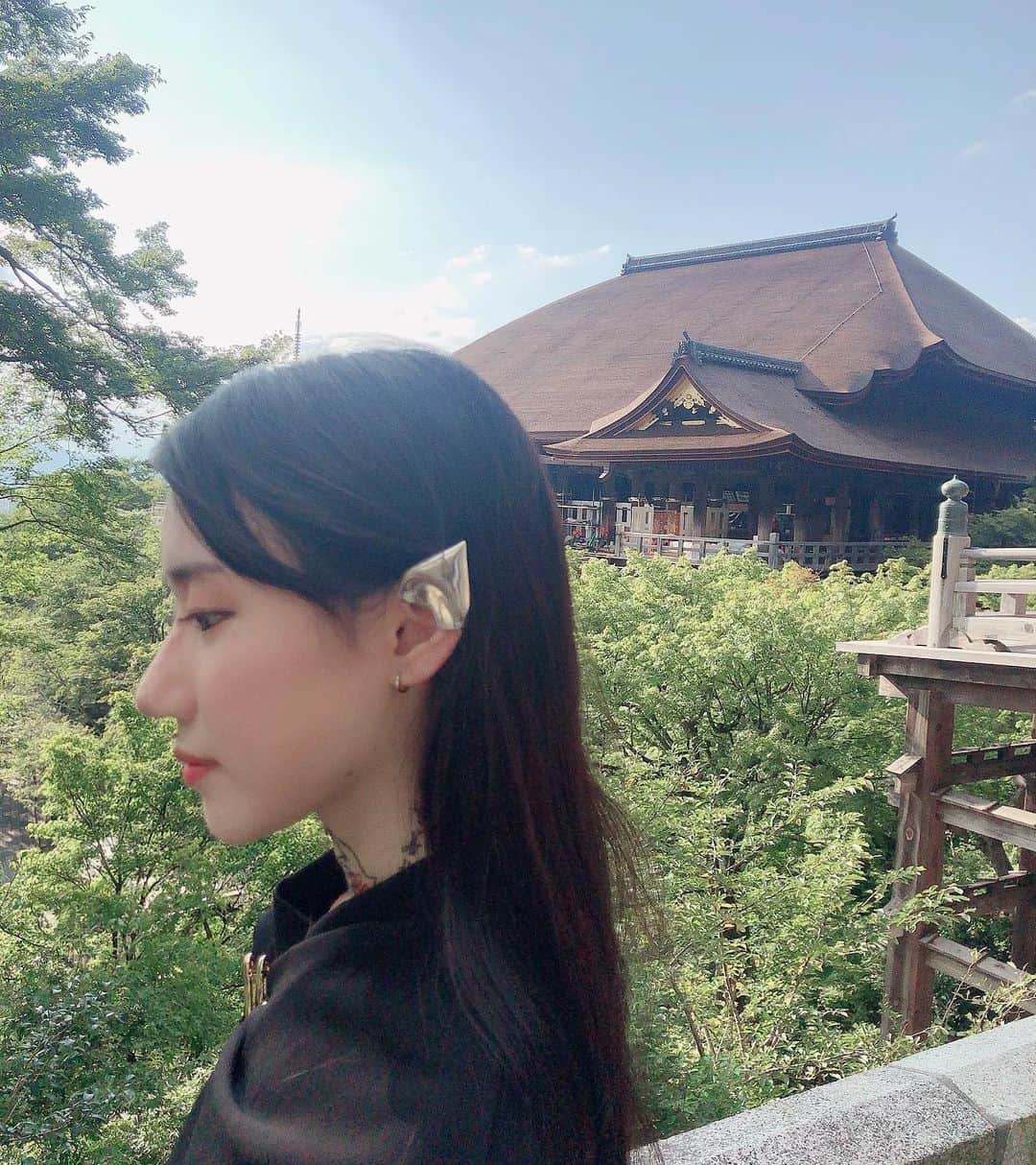 水森翠のインスタグラム：「幸福的时间💫エルフ🧝‍♀️💕 #fangophilia #elfears #京都 #大阪」
