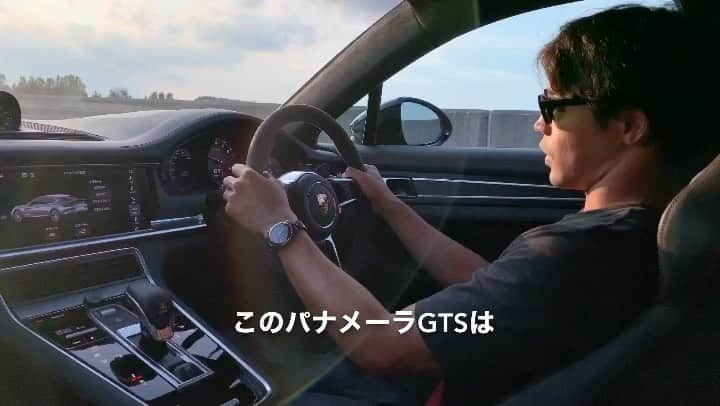 のインスタグラム：「いつまでもハンドルを握ってエンジン音を聞いていたくなる、そんな一台です　#PORSCHE #PanameraGTS @porsche_japan」