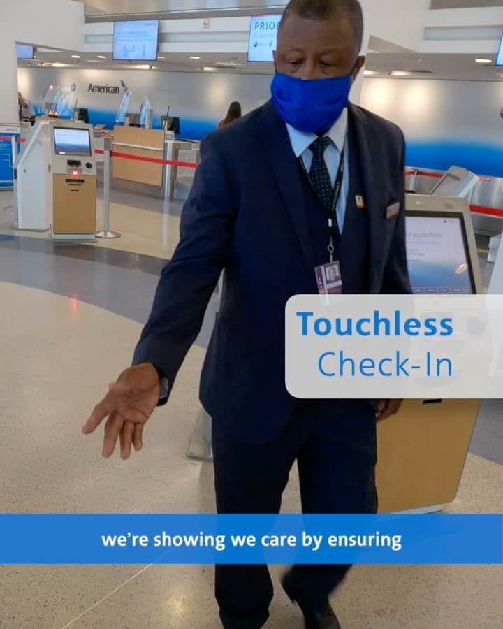 アメリカン航空のインスタグラム：「Our Clean Commitment extends farther than just in flight — it spans the entire length of your journey. If you haven't traveled with us lately, we've incorporated some new changes to ensure a safer travel experience. #YouAreWhyWeFly」