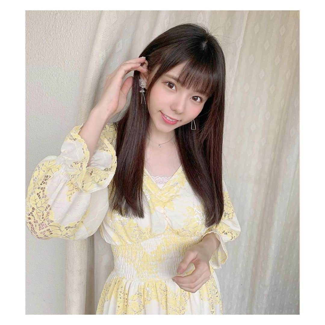 大森莉緒さんのインスタグラム写真 - (大森莉緒Instagram)「・ ・ オンライン個別トーク会の2次受付がスタートしています🤗 ・ ・ 9/21.22は、今回の受付で最後になります🥺 締め切りは、明日の14時です！ ・ ・ 皆さんとビデオ通話出来るの、楽しみにしてるよ〜(^^) ・ ご応募お待ちしてます😚☎️ ・ ・ #大森莉緒 #おーりお #おりおんず #ラストアイドル #オンライン #イベント #ストレートヘア #instagood #instapic #instaphoto #onepiece #yellow #white #good #foryou」9月1日 21時27分 - rio.ohmori