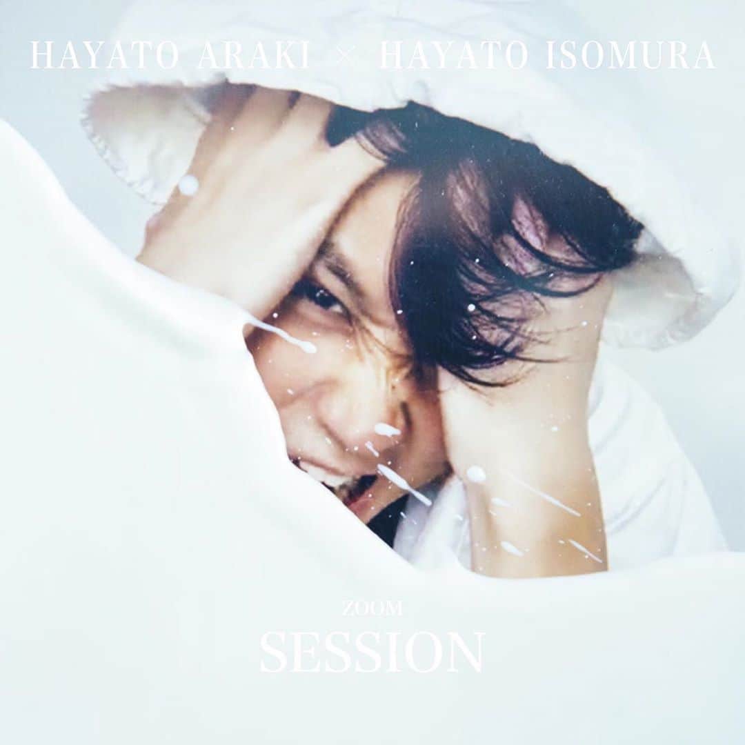 磯村勇斗のインスタグラム：「. HAYATO ARAKI PHOTO BOOK ZOOM SESSION  10月14日発売です。  荒木さんと実験的に遊びながら撮りました。楽しかった。  #荒木勇人　さん #HAYATOHAYATO #ZOOMSESSION」