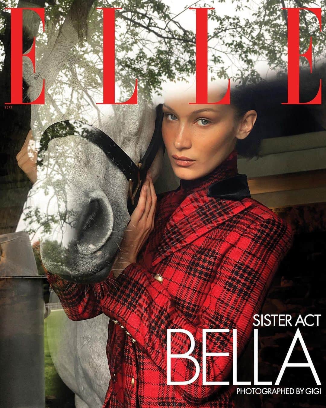 ELLE Magazineさんのインスタグラム写真 - (ELLE MagazineInstagram)「Welcome to September! Have you gotten your latest issue of ELLE yet? For a special cover of our fall fashion issue, @gigihadid photographed her sister @bellahadid at home on the family farm. Click the link in bio to read how Hadid has spent these past few months in quarantine.  ELLE September 2020: Editor-in-Chief: @Ninagarcia⁣ Talent: @bellahadid⁣ Photographer: @gigihadid⁣ Creative Director: Stephen Gan⁣⁣ Stylist: @alexwhiteedits⁣ Special thanks: @yolanda.hadid」9月1日 22時02分 - elleusa