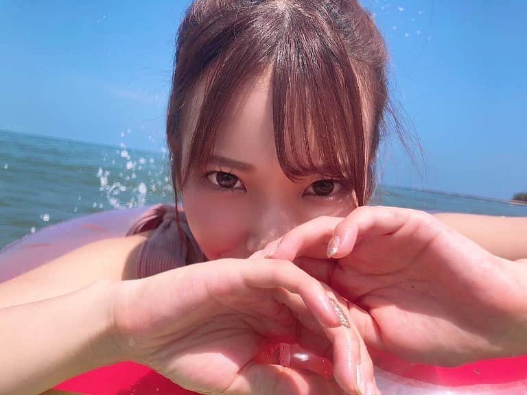 堀江りほのインスタグラム：「青島🐬⛱💞  #青島ビーチパーク #海 #旅行 #思い出 #ビーチ #夏 #japanesegirl」