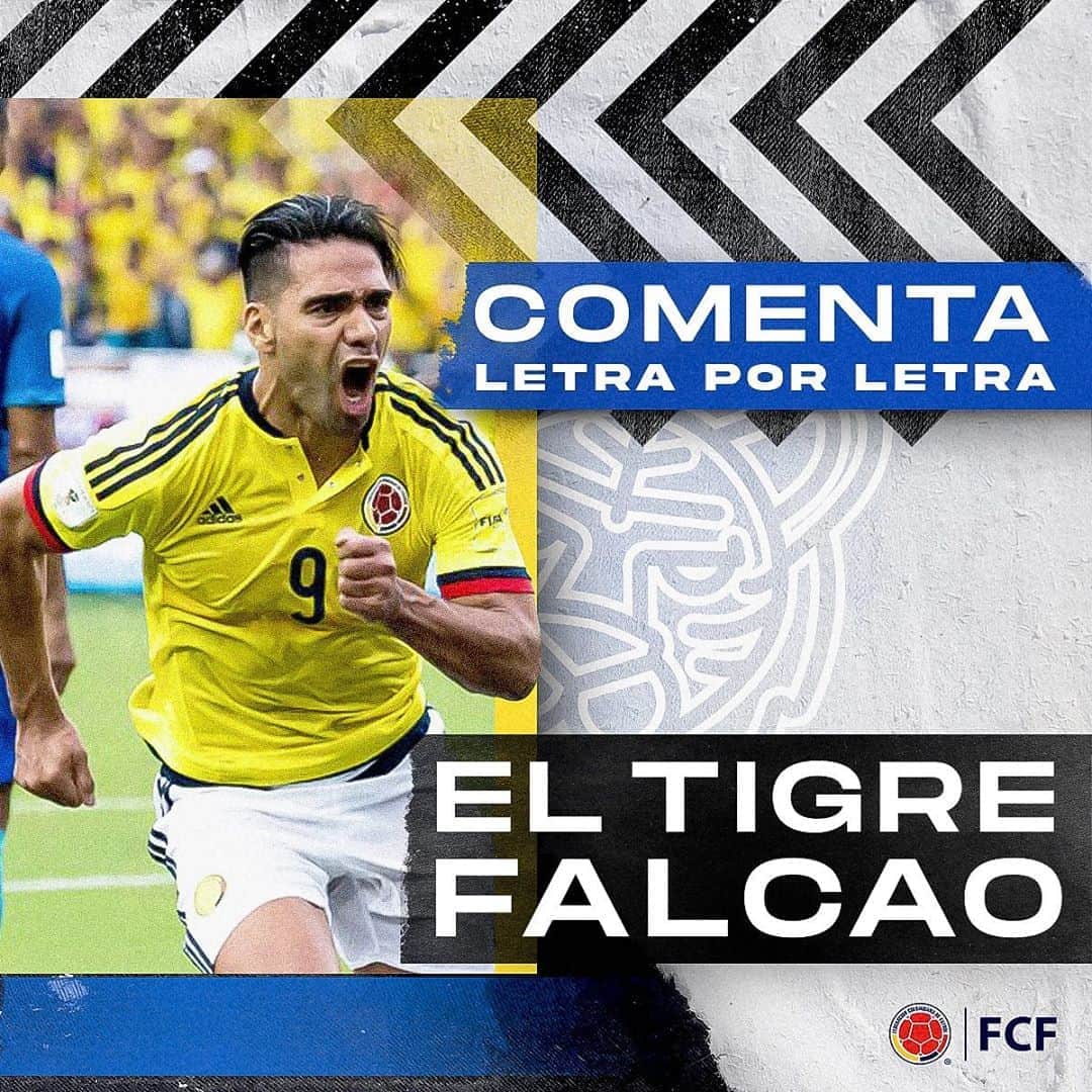 サッカー コロンビア代表チームのインスタグラム：「⚠️¿Podrás con este reto? ⚠️  Comenta letra por letra hasta completar la frase E L  T I G R E  F A L C A O sin ser interrumpid@ ⌨  ¡Demuéstranos tu velocidad! Toma una captura de pantalla si lo logras y compártela con nosotros 🔥」
