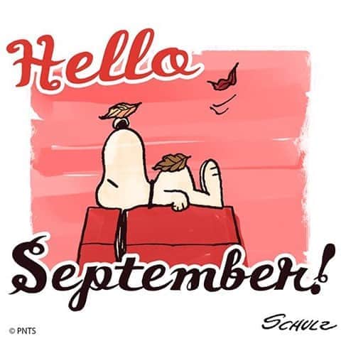 スヌーピーさんのインスタグラム写真 - (スヌーピーInstagram)「It’s September today!」9月2日 0時02分 - snoopygrams