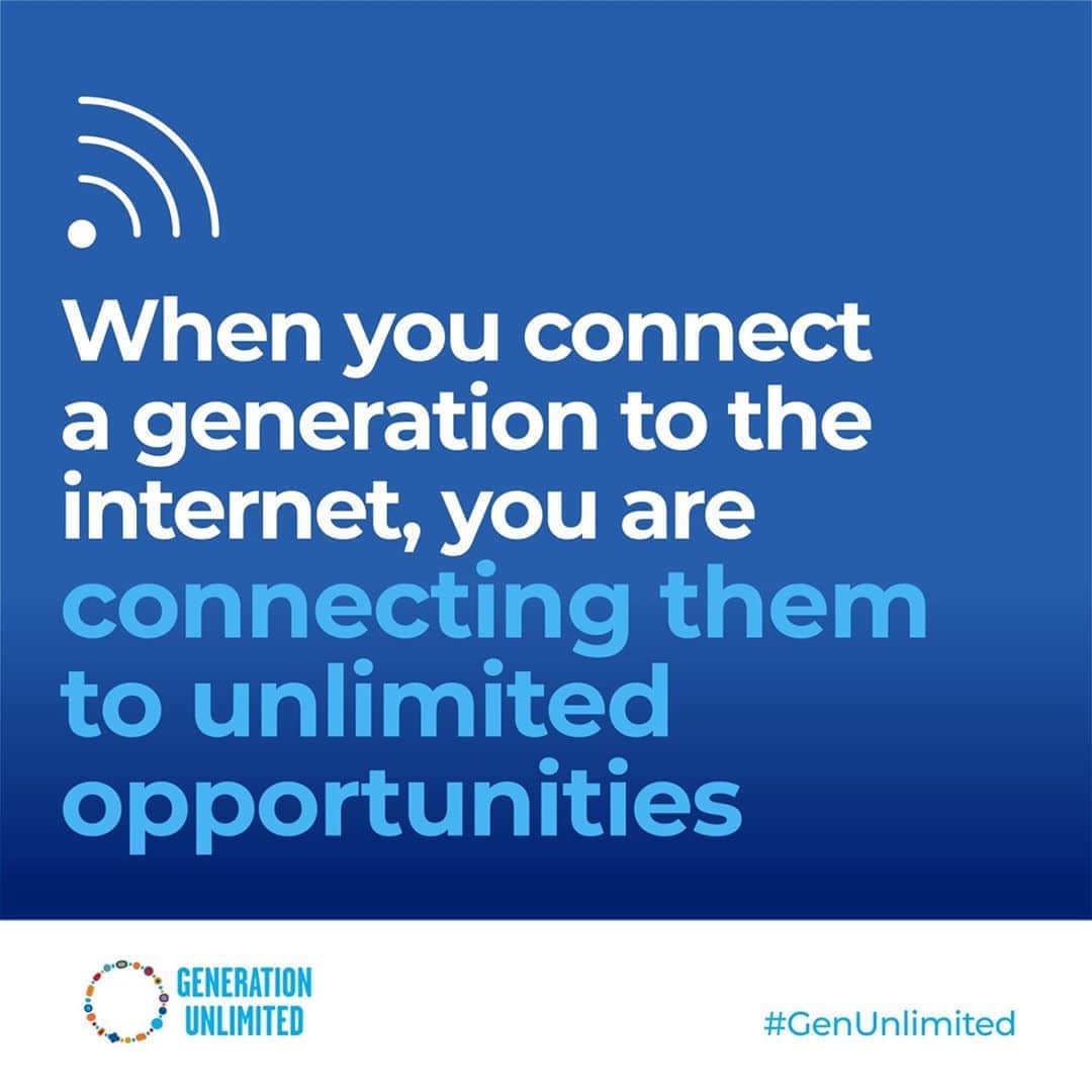 unicefさんのインスタグラム写真 - (unicefInstagram)「The internet holds a wealth of opportunity.  Yet half the world’s population has no online access, including 360 million young people.  Together with partners, we're working to close the digital divide. #GenUnlimited」9月2日 0時05分 - unicef
