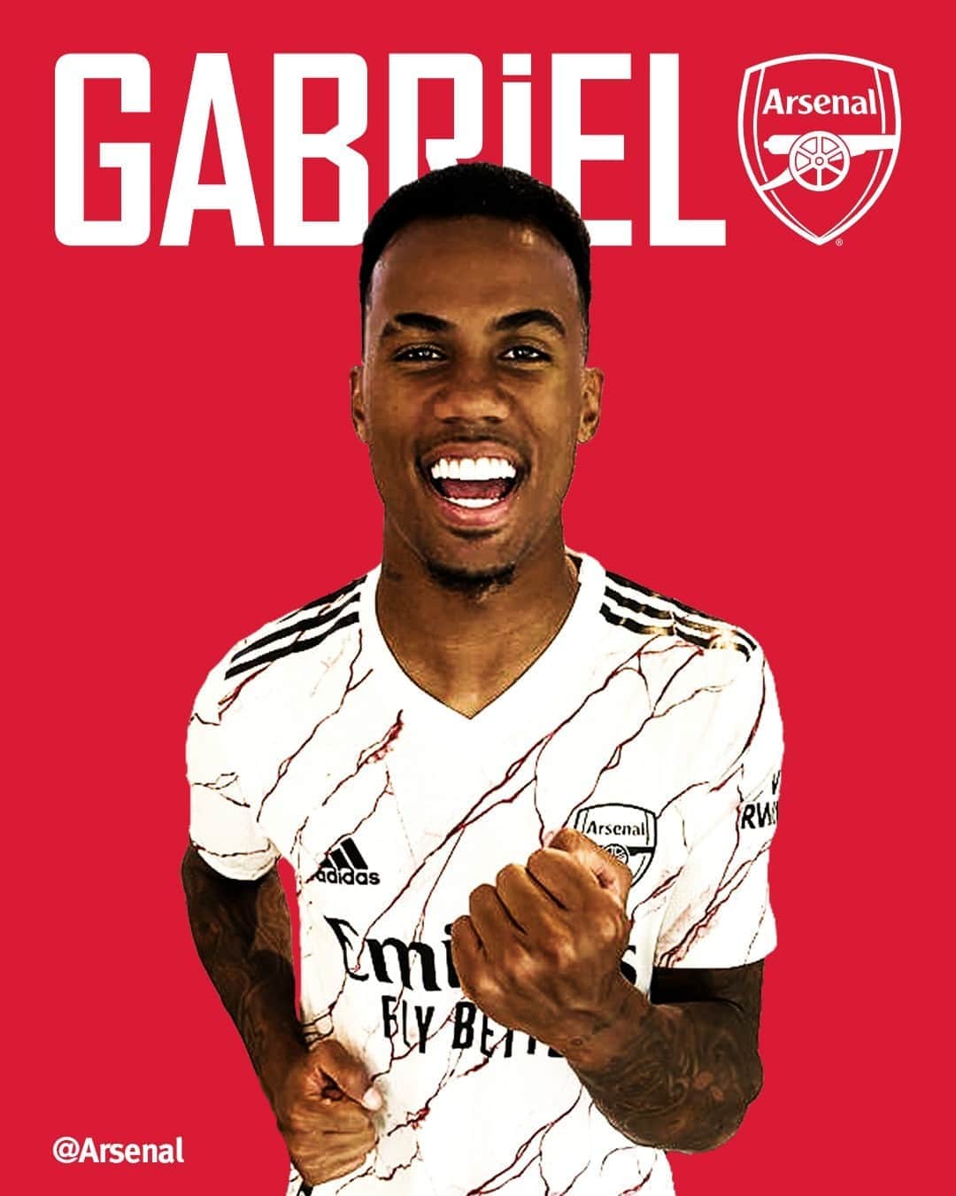 アーセナルFCさんのインスタグラム写真 - (アーセナルFCInstagram)「🔴 ⚪️ 𝙒𝙚𝙡𝙘𝙤𝙢𝙚 𝙩𝙤 𝘼𝙧𝙨𝙚𝙣𝙖𝙡, 𝙂𝙖𝙗𝙧𝙞𝙚𝙡! 🔴 ⚪️ ⁠ ⁠ It's official! Gabriel is a Gunner!⁠ ⁠ #Arsenal #Gunners #Gabriel #COYG #Brazil ⁠」9月2日 0時06分 - arsenal