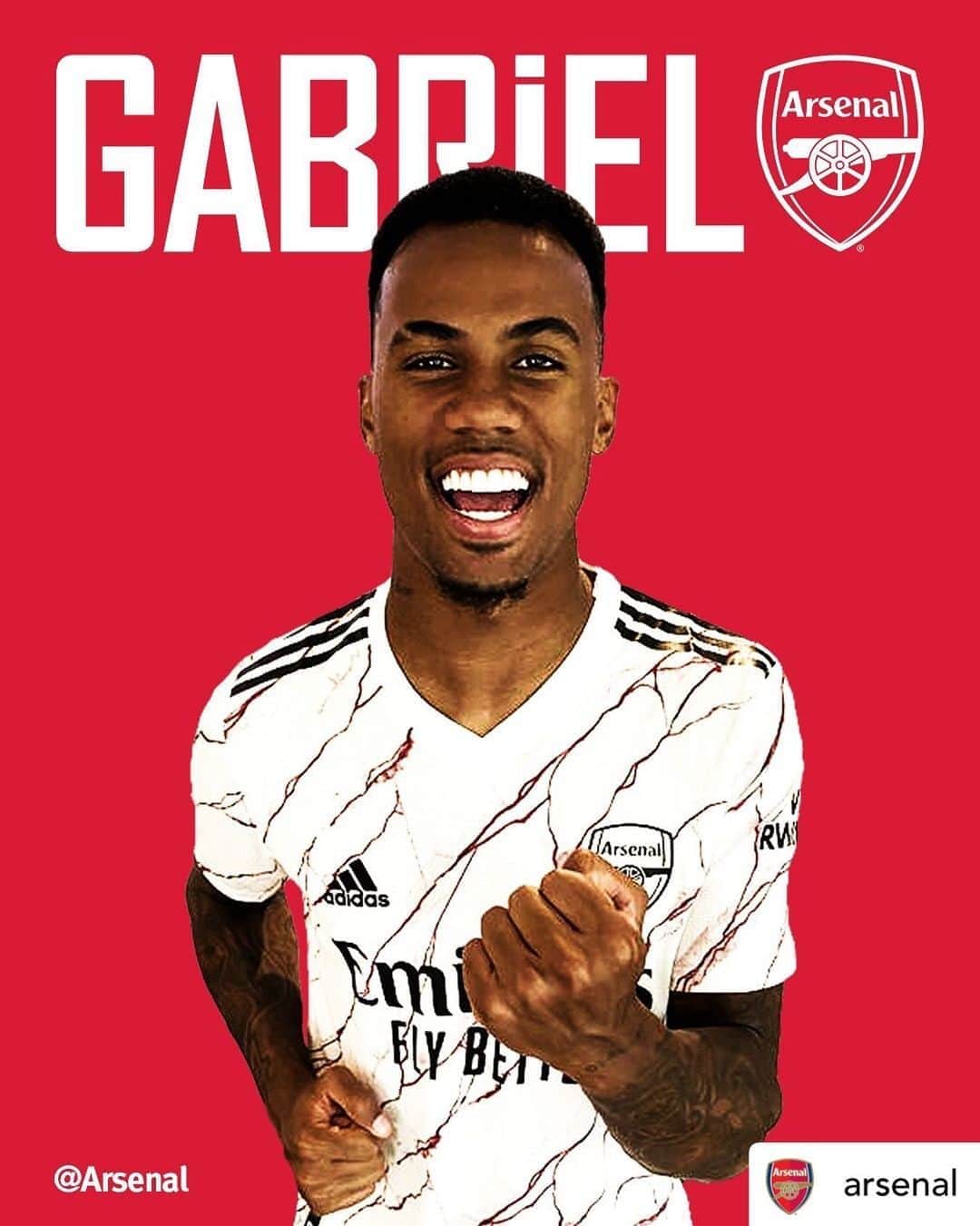 プレミアリーグさんのインスタグラム写真 - (プレミアリーグInstagram)「A new Gunner in town ✍️  #repost • @arsenal 🔴 ⚪️ 𝙒𝙚𝙡𝙘𝙤𝙢𝙚 𝙩𝙤 𝘼𝙧𝙨𝙚𝙣𝙖𝙡, 𝙂𝙖𝙗𝙧𝙞𝙚𝙡! 🔴 ⚪️ ⁠ ⁠ It's official! Gabriel is a Gunner!⁠ ⁠ #Arsenal #Gunners #Gabriel #COYG #Brazil ⁠」9月2日 0時16分 - premierleague