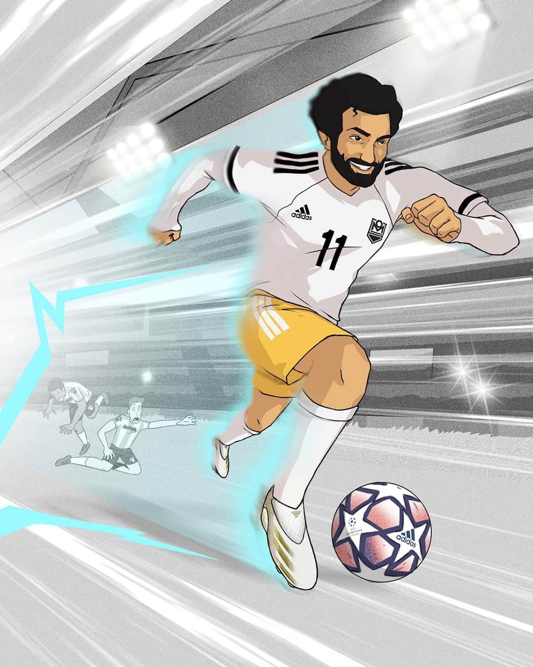 adidas Footballさんのインスタグラム写真 - (adidas FootballInstagram)「The fastest boots you’ll never see, @mosalah⚡️  #XGhosted 💨   #Football #Soccer #adidasFootball」9月2日 1時00分 - adidasfootball