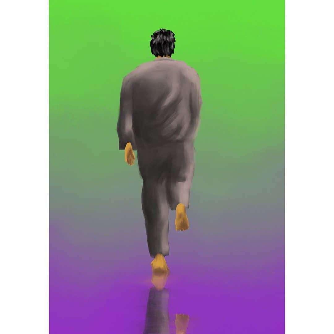 浅野忠信のインスタグラム：「#digitalpainting」