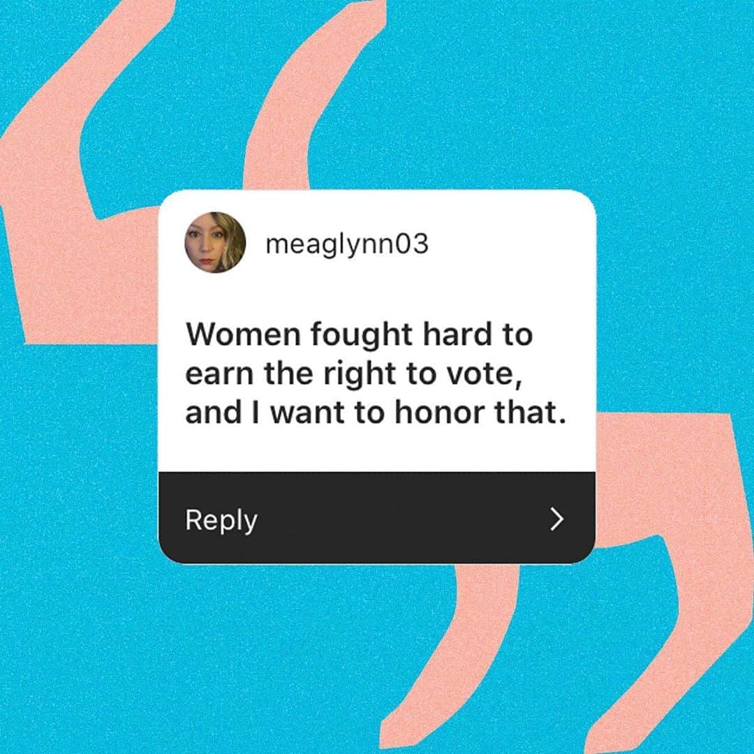 トムズシューズのインスタグラム：「We asked, you answered. @meaglynn03 on the importance of voting. Tell us why you're voting below 👇 #VoteReady」