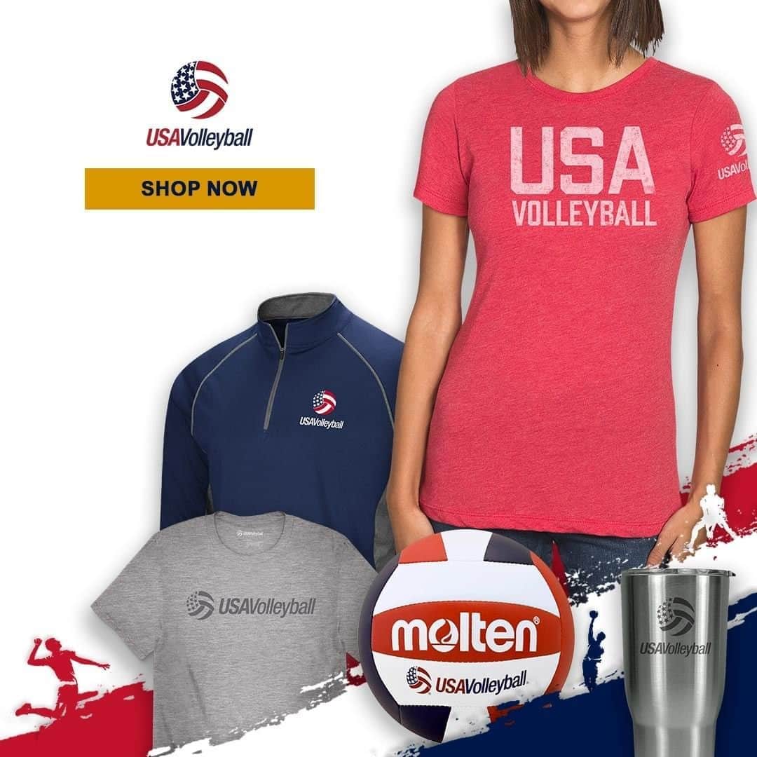 USA Volleyballさんのインスタグラム写真 - (USA VolleyballInstagram)「We’re excited to announce the launch of our new 𝙐𝙎𝘼 𝙑𝙤𝙡𝙡𝙚𝙮𝙗𝙖𝙡𝙡 𝙨𝙝𝙤𝙥! Gear up from the comfort of your computer or mobile device and show off your 🇺🇸🏐 pride!  Shop now, 🔗 in bio and in our Story! Save 10% on your first order with code: 𝗡𝗘𝗪𝗦𝗜𝗧𝗘𝟭𝟬. Spend $49 and get FREE shipping.」9月2日 2時21分 - usavolleyball