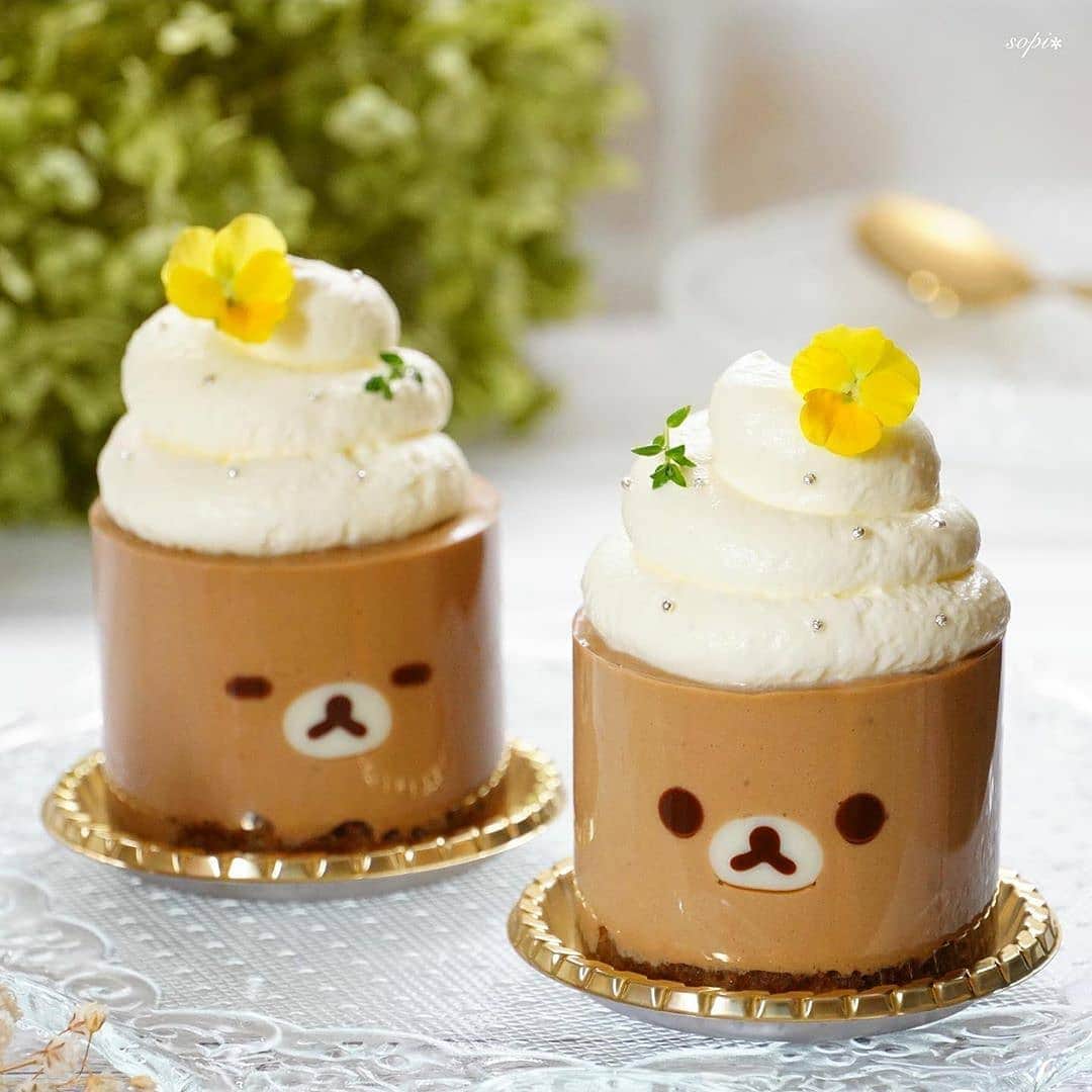 Rilakkuma US（リラックマ）さんのインスタグラム写真 - (Rilakkuma US（リラックマ）Instagram)「@sopi326 made the most delicious looking Rilakkuma desserts! We'd like to think the cream on top is a little hat 🤠 What do you think? . . . #rilakkumaus #rilakluma #sanx #kawaii #cutefood #dessert #リラックマ #サンエックス」9月2日 3時18分 - rilakkumaus