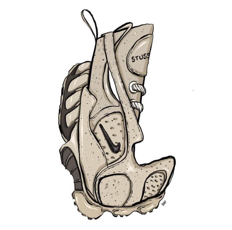 Nice Kicksさんのインスタグラム写真 - (Nice KicksInstagram)「Artist Spotlight: @esthekicks  Transforming sneakers into something we all take, L’s‼️ #NiceKicksArt」9月2日 3時23分 - nicekicks