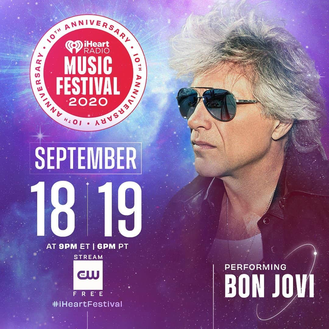 Bon Joviさんのインスタグラム写真 - (Bon JoviInstagram)「We’re performing at the @iheartradio Music Festival this year! Get ready for a great weekend! #iHeartFestival」9月2日 3時38分 - bonjovi