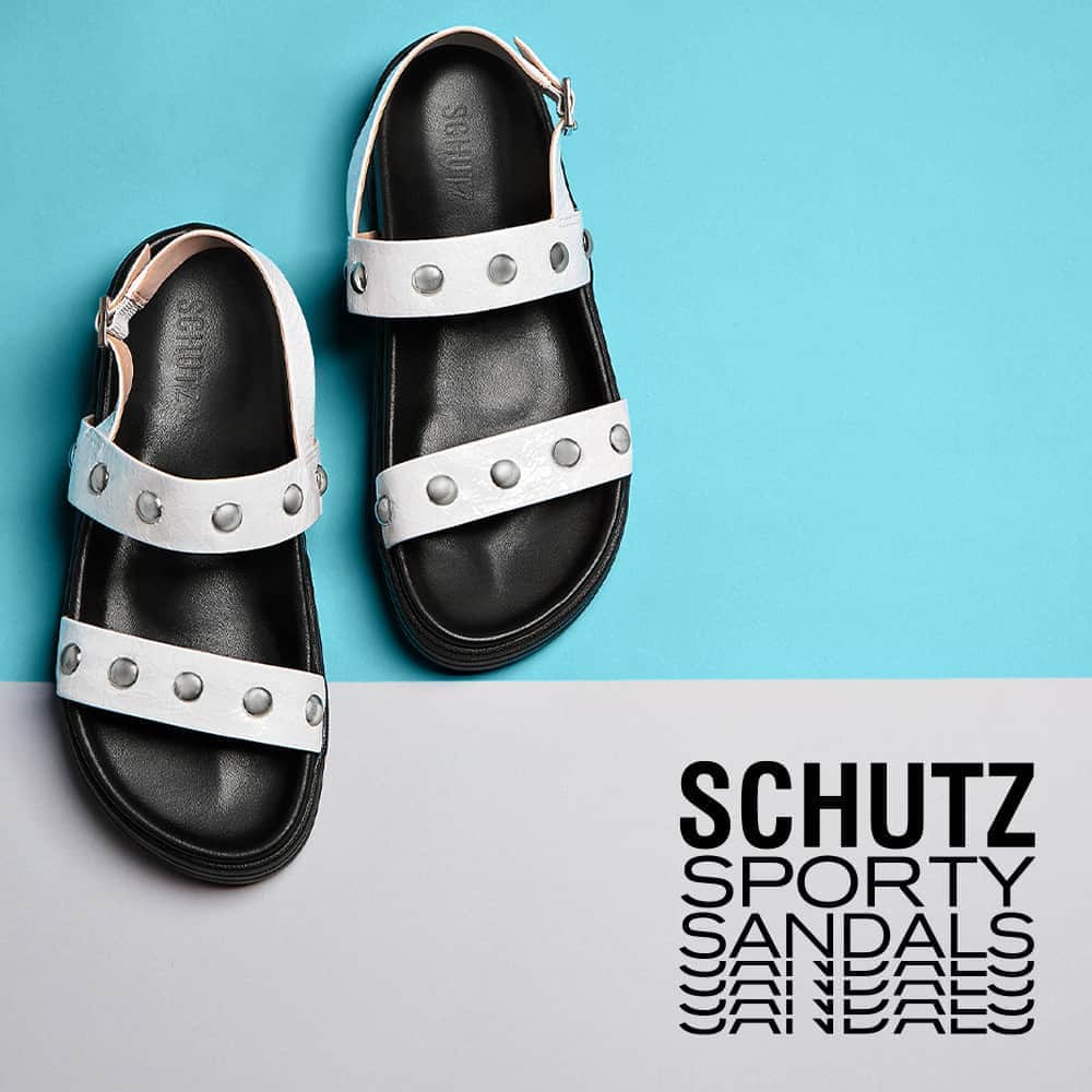 Schutzのインスタグラム：「NEW CRUSH - SCHUTZ STPORY SANDALS IN WHITE ❤️ #newin #schutzsporty」