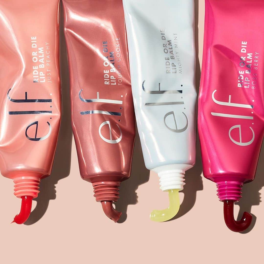 Target Styleのインスタグラム：「Worth the squeeze! ✨ @elfcosmetics NEW Ride or Die Lip Balm is infused with jojoba oil and vegan collagen to instantly plump and hydrate. Available in four shades for $5.」