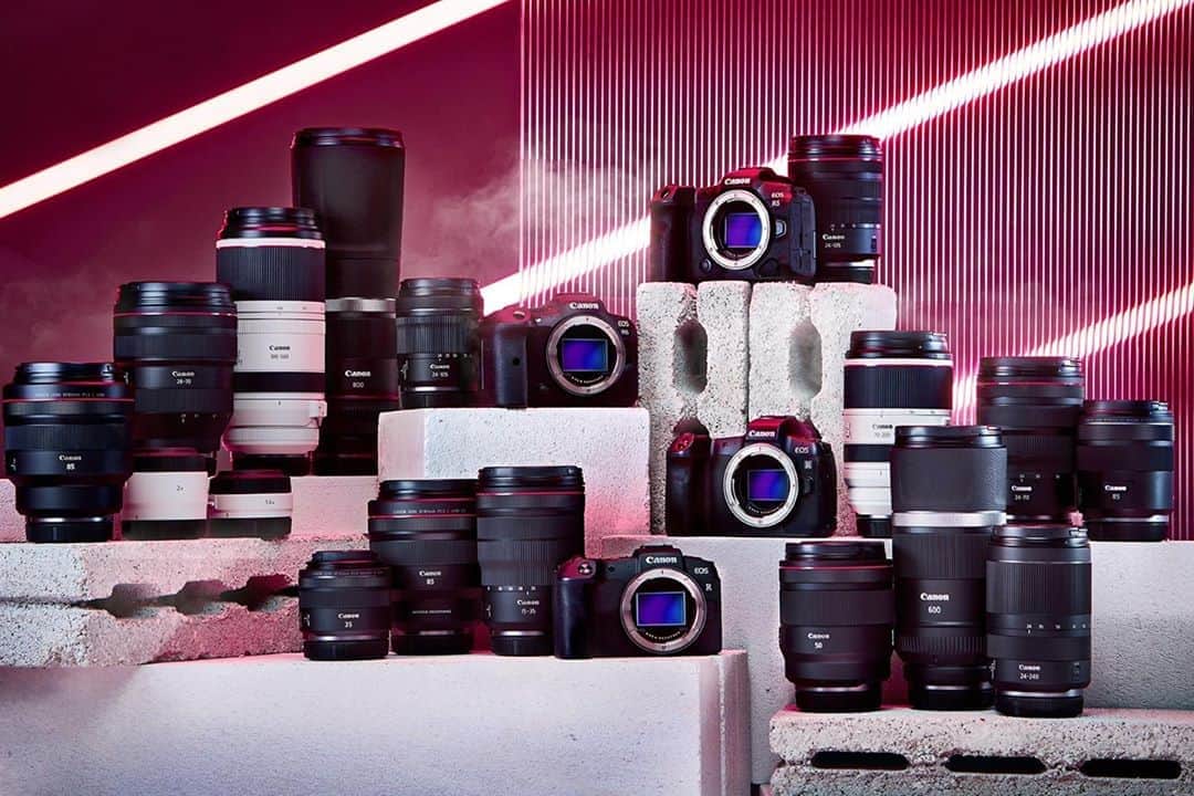 Canon Asiaのインスタグラム：「New additions, new growth to Canon's full-frame mirrorless range. The EOS R family has expanded with the recently launched EOS R5 and R6, including new RF lenses and lens extenders.⁣ ⁣ But did you know? With the use of an EF-EOS R mount adapter, you can use over 80 EF and RF lenses on the RF mount. Harness the superior AF technology and image quality of EOS R cameras even with your existing EF lenses!⁣ ⁣ Drop us a comment and let us know which EOS R products are your favourite!⁣ ⁣ #canon #canonasia #EOSR #EOSR5 #EOSR6 #EOSRfamily #mirrorless #canoneosr #canoneosrp #mirrorlesscamera #canonr5 #canoneosr5 #canoneosr6 #canonr6 #rflens」