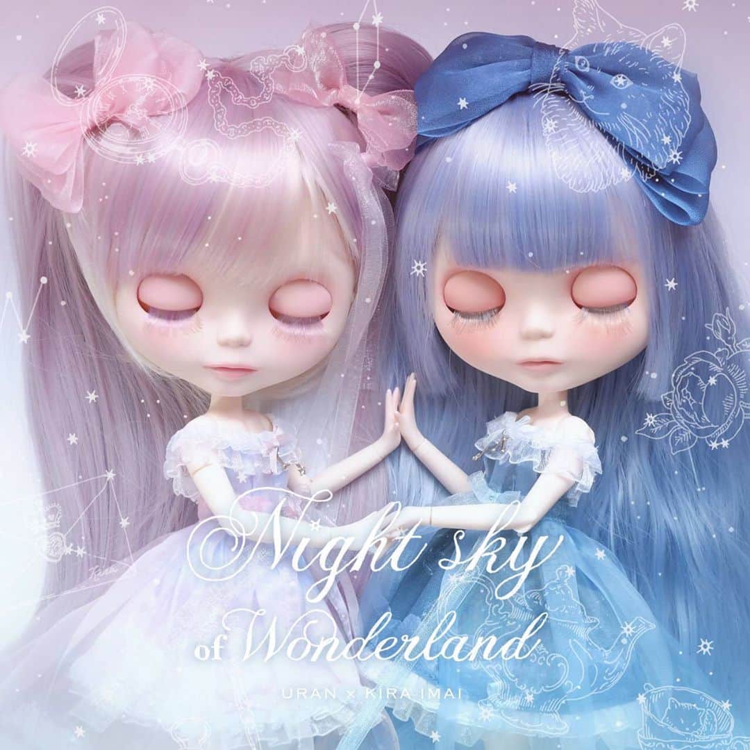 今井キラのインスタグラム：「𝑁𝑖𝑔ℎ𝑡 𝑆𝑘𝑦 𝑜𝑓 𝑊𝑜𝑛𝑑𝑒𝑟𝑙𝑎𝑛𝑑﻿ ﻿ ⭐︎﻿ ﻿ Online collaboration﻿ 雨蘭 × 今井キラ﻿ 9/9 21:00﻿ ﻿ ⭐︎雨蘭WebStore﻿ https://uraniell.booth.pm/﻿ ⭐︎今井キラWebStore﻿ https://kiraimai.booth.pm/﻿」