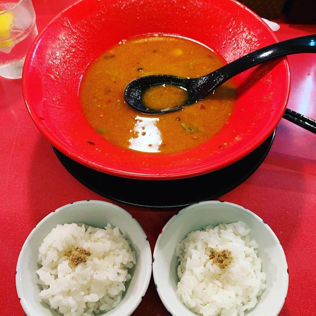 金村義明さんのインスタグラム写真 - (金村義明Instagram)「朝昼飯 マグロ節スープ坦々麺 ダイブ飯2 タオル持参してサウナ風呂直行 超超超超超劇ウママママシ」9月2日 15時01分 - yoshiaki_kanemura