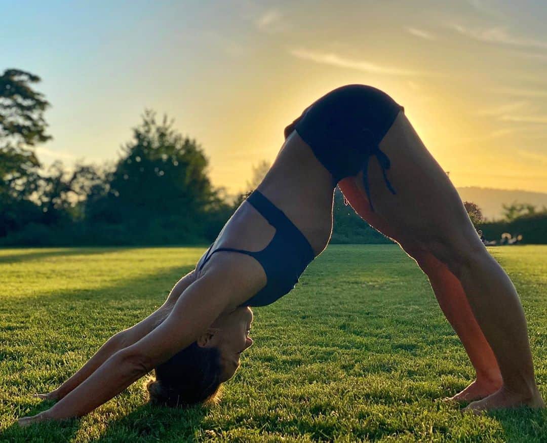 キノ・マクレガ―さんのインスタグラム写真 - (キノ・マクレガ―Instagram)「Yoga is an eternally flowing stream, and, when you practice you step into it. Yoga is not just a bunch of shapes to bend and twist and lift. Yoga is healing, communion, intimacy, prayer and so much more. And, yoga really is for everyone. _ Day 1 #getyouryogaon is Downward Facing Dog. Follow along in my new book or join the companion course on @omstarsofficial and you’ll see just accessible yoga really is. _ My new book launched today! Have you ordered your copy yet? _ Jump into this #yogachallenge with all your heart and soul. 🙏💗 _ @omstarsofficial @shambhala_publications @freskincare   #practiceyogachangeyourworld #getyouryogaon #downwarddog #ashtangi #kinoyoga」9月2日 8時20分 - kinoyoga