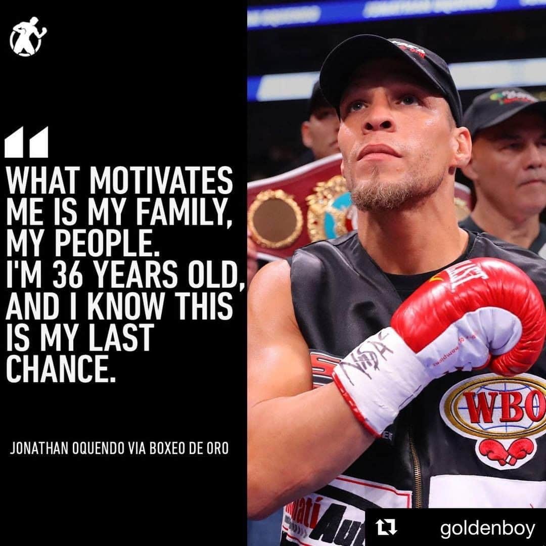 ミゲール・コットのインスタグラム：「#Repost @goldenboy ・・・ Jonathan Oquendo looks to shock Jamel Herring 🤯  Will there be a new champion Saturday night? #HerringOquendo ESPN.」