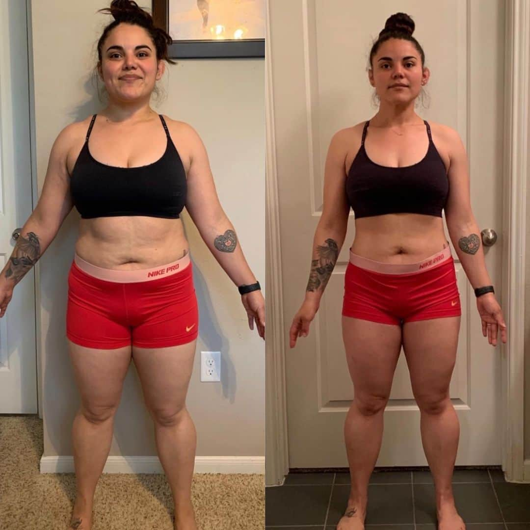 Jessica Arevaloさんのインスタグラム写真 - (Jessica ArevaloInstagram)「@GetFitByJess - 💥CLIENT SPOTLIGHT💥 - This is Rose Rangel and she lost 28lbs in total! 👀 Her body fat went from 37%-27% so a total of 10% body fat loss! She also gained 4 pounds of muscle!😭 She was on a 6 month program with me which I do offer as well! She absolutely killed it!😤 -  Not only did she lose over 28 pounds but also gained muscle!😍 She took away from this program more than losing weight but also gaining the knowledge to be able to maintain and continue ON her own fitness journey feeling confident in her knowledge of health and fitness!  - I am passionate about teaching all of my clients this knowledge so they can have it for the rest of their lives and share it with others as well!  - MY 6 WEEK PROGRAM IS NOW AVAILABLE FOR $99 (FOR A LIMITED TIME) NORMALLY A $375 VALUE! DON’T MISS OUT!  - DM ME FOR DETAILS OR SIGN UP LINK IN BIO!👆🏼」9月2日 9時13分 - jessicaarevalo_