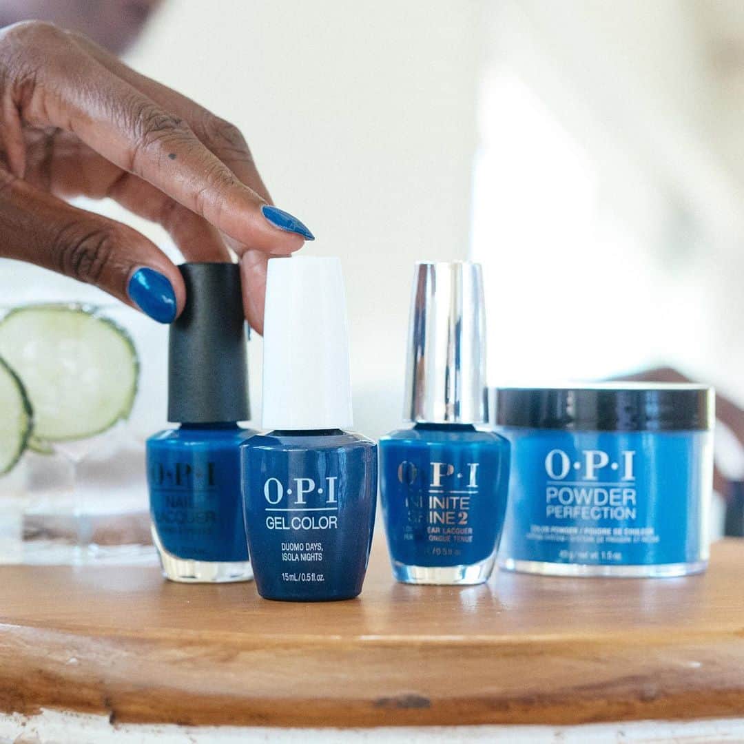 OPIさんのインスタグラム写真 - (OPIInstagram)「A sophisticated blue hue that comes in all four systems.   Shade: #DuomoDaysIsolaNights  #ColorIsTheAnswer #OPIMuseOfMilan #OPINailLacquer #OPIInfiniteShine #OPIGelColor #OPIPowderPerfection #BlueMani #BlueNails #Fall2020Fashion #NailTrends #BoldNails #OPIObsessed #DipPowder #DipMani #GelMani」9月2日 11時34分 - opi