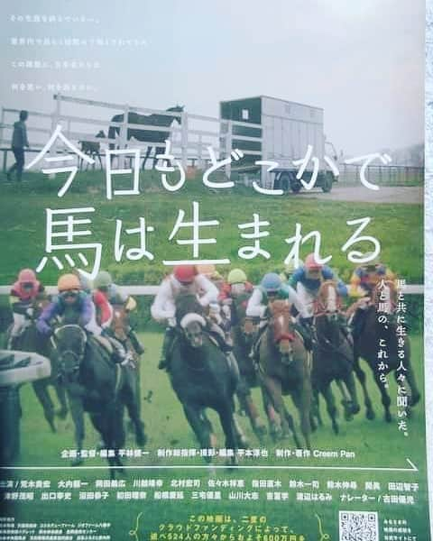 伊勢みずほさんのインスタグラム写真 - (伊勢みずほInstagram)「ラジオでもご紹介した映画 【今日もどこかで馬は生まれる】  いよいよシネウィンドで ９月５日から公開🎥✨  競馬ファンのみならず 動物が好きな方も ご家族でも  皆に観ていただきたいドキュメンタリーでした✨  #今日もどこかで馬は生まれる #映画鑑賞記録  #映画 #ドキュメンタリー映画  #競馬 #競走馬 #jra #馬 #house #movie #movielove #movies #movielover #japanesemovie #🐴 #シネウィンド」9月2日 11時36分 - isemizuhoo